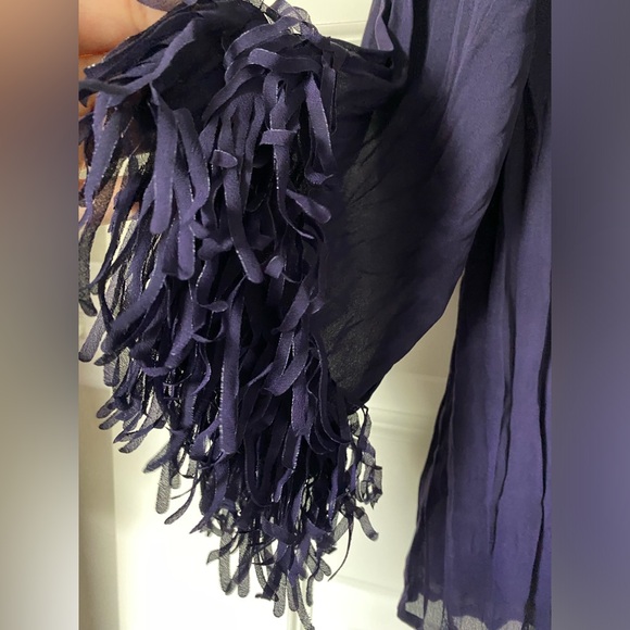 Purple fringe top - Picture 4 of 6
